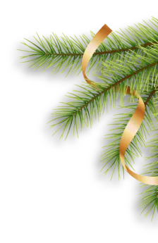 Árbol navideño a la derecha